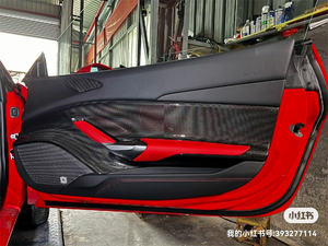 Prepreg seco de fibra de carbono <span class=keywords><strong>488</strong></span> lado faldas extensión con Winglet para <span class=keywords><strong>Ferrari</strong></span> <span class=keywords><strong>488</strong></span> GTB Coupe 2-La puerta 15-18 - Product Image 4