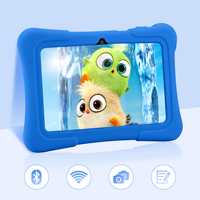 Tablette pour enfants 7 pouces 2021 Nouvelle génération Allwinner A100 Quad Core Android 11 Étui en silicone Standard Éducatif Enfants Tablettes Wifi