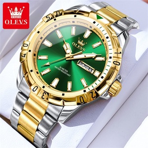OLEVS 5560 ragazzi Cool guardare tutto nero <span class=keywords><strong>orologio</strong></span> da uomo <span class=keywords><strong>con</strong></span> le mani luminose <span class=keywords><strong>cinturino</strong></span> <span class=keywords><strong>in</strong></span> <span class=keywords><strong>acciaio</strong></span> inox semplice <span class=keywords><strong>SmartWatch</strong></span> - Product Image 1
