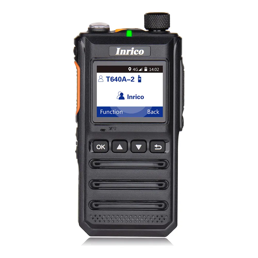 Inrico T640A Großhandel WiFi 4G Walkie Talkie Funkgerät zum Verkauf Handheld POC Inter phone