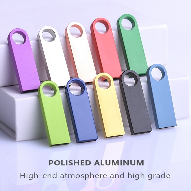 Luxury Metal Pen Drive USB 2.0 Memory Stick Custom Logo for Corporate Business Gift Premium Packaging Bulk Supplier