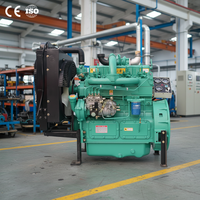 Moteur diesel marin refroidi par eau de 55 CV, 1800 tr/min, neuf, facile à utiliser avec démarrage électrique, Zh4100zc
