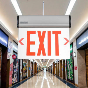 Verlichte Nooduitgang Bord Licht Rode Smd Bron 120 Minuut Back-Up Batterij Ip65 Beoordeelde 220V Ingang - Product Image 6