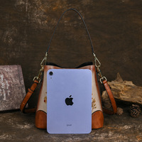 Fabriek Groothandel 2024 Nieuwe Retro Chinese Stijl Dames Handtas Multifunctionele Satchel Schoudertas Rits Emmer Tas Stijl