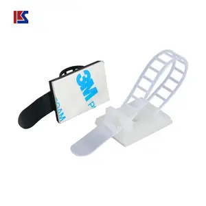 High-quality factory adhesive self-adhesive adjustable cable tie fixed seat cable management storage