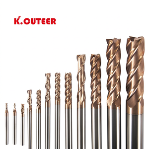 KEENCUTEER Wolfraamstaal <span class=keywords><strong>End</strong></span> <span class=keywords><strong>Mill</strong></span> HRC60 4 Fluiten 1mm-20mm Schacht Frees <span class=keywords><strong>CNC</strong></span> Machine Tools Legering Coating Carbide Draaibank - Product Image 1