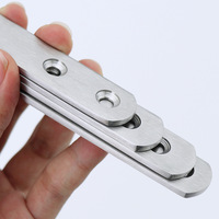 Supports d'angle droits brossés en acier inoxydable pour meubles de cuisine ; Bandes et barres plates multi-tailles en gros