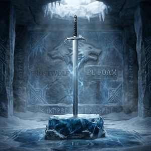 Épée <span class=keywords><strong>en</strong></span> mousse PU Frostwolf (40,94 po) – Arme de cosplay <span class=keywords><strong>Game</strong></span> <span class=keywords><strong>of</strong></span> <span class=keywords><strong>Thrones</strong></span> légère et sûre, accessoire de jeu de rôle - Product Image 2