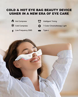 Appareil de massage des yeux, appareil de beauté du visage, micro-courant, lunettes de lifting des yeux 3D, éliminateur de poches sous les yeux, éliminateur de cernes, rechargeable