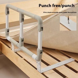 Unilaterale pieghevole letto di recinzione anziani Guardrail bambino deflettore Anti-caduta ausiliario comodino corrimano per uso bagno - Product Image 4
