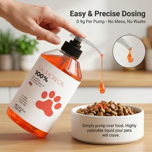 OEM 100% Naturel Premium Huile de Saumon Friandises Tendres pour Chiens et Chats Oméga 3 6 9 DHA Multivitamines Santé de la Peau, du Pelage, de l'Immunité et des Hanches/Articulations - Product Image 6