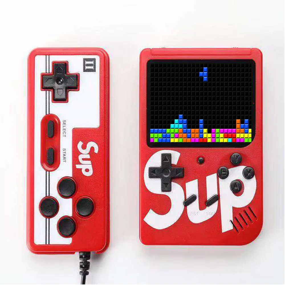 Heiß verkaufter SUP 8 Bit Classic Handheld tragbarer Game Player mit 400 Spielen Super Mini Videospiel konsole