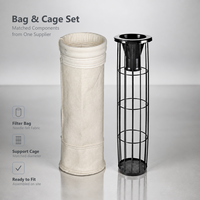 Sac filtrant pour dépoussiéreur à poches - Polyester PPS PTFE Nomex Basalt Taille personnalisée