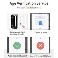Vente chaude Stand Libre 24 Heures Distributeur Automatique Intelligent Libre-service pour la vérification de l'âge Écran Tactile Petit Distributeur Automatique Mini