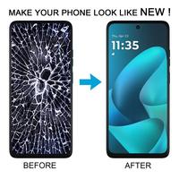 Écran LCD d'origine pour téléphone portable, numériseur complet avec châssis pour Motorola Moto G57 Power