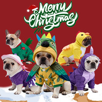 Multiple Styles Funny Pet Costume pour Chiens Chats Festival Cosplay Noël Halloween Dress up Clothing Pet Dog Clothes