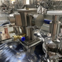 Cuve de mélange pneumatique en acier inoxydable de 50L à 5000L avec agitateur motorisé pour la fabrication de parfums, d'alcool et de produits alimentaires