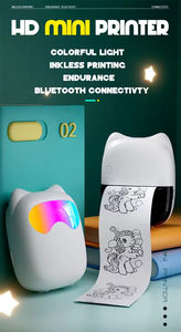 Mini autocollant imprimante thermique M7 Portable imprimante thermique Machine M7 <span class=keywords><strong>Photo</strong></span> étiquette mauvaise Question impression petit avec veilleuse - Product Image 2