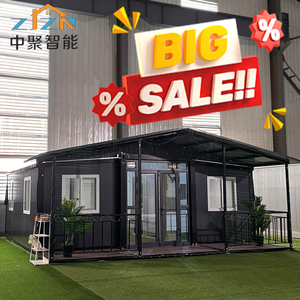 Pabrik rumah kontainer baja 20ft awet Modern harga rendah pabrikan rumah kontainer yang dapat diperbesar dengan 2 3 4 kamar tidur untuk penggunaan <span class=keywords><strong>Hotel</strong></span> - Product Image 1