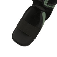 Protège-tibias en PU personnalisés, écologiques, durables et confortables pour enfants et adultes, protection des tibias verte pour la pratique de la boxe
