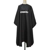 Robe de salon de coiffure en polyester confortable de haute qualité, logo personnalisé, cape de coiffeur pour styliste et barbier, capes de coupe
