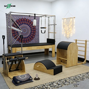 SAERDE Máquina <span class=keywords><strong>de</strong></span> Pilates Cadillac Reformer <span class=keywords><strong>de</strong></span> 5 Piezas <span class=keywords><strong>de</strong></span> Madera <span class=keywords><strong>de</strong></span> Roble <span class=keywords><strong>de</strong></span> Alta Calidad para Estudio <span class=keywords><strong>de</strong></span> Yoga con <span class=keywords><strong>Precio</strong></span> <span class=keywords><strong>de</strong></span> Fábrica Personalizable - Product Image 1