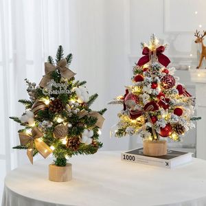 Nuevas Decoraciones Navideñas, Ramas Mixtas Verdes, Piñas, Decoración para Árbol de Navidad, Paquete de Decoración para Árbol de Nieve, Árbol de Lujo - Product Image 2