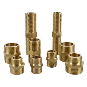 Raccord fileté réducteur tout cuivre 1 pouce pour eau et gaz, double filetage externe 4 points, direct 6 points pour usage en jardin - Product Image 5