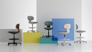 Silla de Oficina Médica de Alta Calidad sin Reposacabezas ni Reposabrazos, Giratoria, para Trabajo, en Venta - Product Image 4