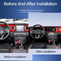 ACARDASH 2024 Nouvelle conception d'écran numérique et d'autoradio Android pour Jeep Wrangler 2018-2022