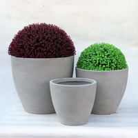 Pot de fleurs en fibrociment de style industriel nordique, en forme de losange, pour balcon bas, vente en gros