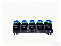GMT MAITE 5 X 120W IP65 LED RGBW Moving Head Bühnenlicht 6000K Tageslicht Zoom Beam Wash DMX512 Ra90 Aluminium 7950 Lumen