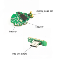 Kit de carte PCBA pour écouteurs TWS intra-auriculaires, accessoire pour écouteurs Bluetooth à faible latence avec module dongle sans fil 2.4G