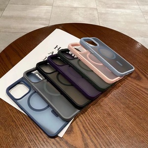 ใหม่Hybrid PC Hardเคสโทรศัพท์กันกระแทกสําหรับIphone 14 กรณีแม่เหล็กMatteโทรศัพท์มือถือสําหรับiPhone 15 14 13 12 11 Pro <span class=keywords><strong>Max</strong></span> - Product Image 2