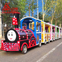 Nouveau design de train électrique sans rail pour parcs d'attractions extérieurs, à vendre