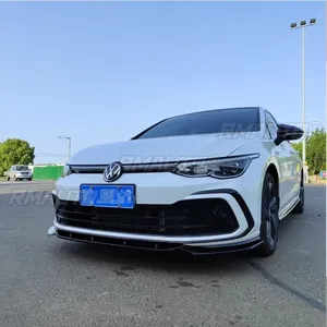 ชุดแต่งรอบคันสำหรับรถยนต์ VW Golf MK8 GTI R-Line ปี 2021-2023 ชุดแต่งกันชนหน้าแบบดิฟฟิวเซอร์ สีดำเงา สปอยเลอร์กันชนหน้า อุปกรณ์ตกแต่งรถยนต์ - Product Image 6