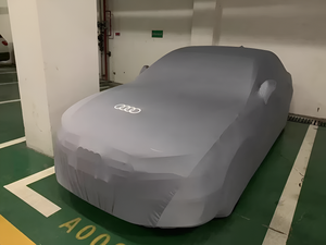 Housse de voiture personnalisée avec logo pour Audi <span class=keywords><strong>A5</strong></span> <span class=keywords><strong>Sportback</strong></span> Coupé quatre portes, tissu doux et élastique, protection intégrale anti-UV et imperméable - Product Image 6
