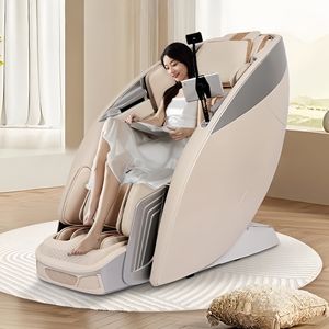 2026 Luxe Zero Gravity 4D SL Track Volledige Lichaams Elektrische Massagestoel Verwarmde Shiatsu Kneedmassage Thaise Stretch Thuis Kantoor Relaxstoel - Product Image 1