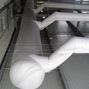 Conducto de aire de tela de 260g/m² resistente al fuego de nivel B1 a prueba de moho industrial ligero para almacén de <span class=keywords><strong>tabaco</strong></span> bajo costo de mantenimiento - Product Image 5