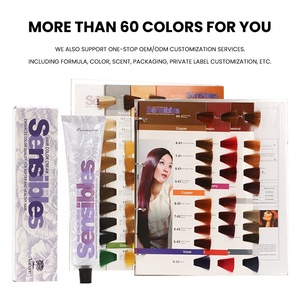 Hottest rượu vang đỏ màu tóc Kem chuyên nghiệp làm tóc Nguồn cung cấp tóc Salon sản phẩm thuốc nhuộm tóc vĩnh viễn màu - Product Image 2