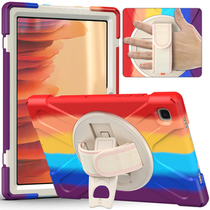 Arcobaleno Colorato Simmetria Per Il Caso di <span class=keywords><strong>Samsung</strong></span> Galaxy <span class=keywords><strong>Tab</strong></span> <span class=keywords><strong>A7</strong></span> 10.4 T500 T505 T507 T505N Defender Cavalletto Mano Cinghia di <span class=keywords><strong>Tablet</strong></span> Della Copertura - Product Image 2