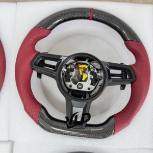 Volante Deportivo YLD Sin Botones GT Sport Full Lenkrad para <span class=keywords><strong>Porsche</strong></span> <span class=keywords><strong>Boxster</strong></span> 718 981 Taycan 911 Carrera 991 Cayenne - Product Image 5
