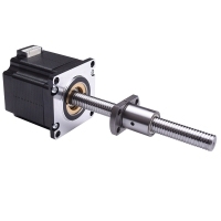 Motores Lineales Híbridos de Alto Rendimiento MOONS con Husillo de Bolas NEMA17, 300N, Paso de Husillo de 2mm, Motor Paso a Paso con Frenos Opcionales - Product Image 4