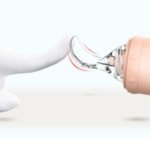 पशु पैटर्न के साथ 90 मिलीलीटर बेबी फीडिंग बोतल पशु पैटर्न सिलिकॉन नवजात शिशु फीडिंग चम्मच फीडर ठोस वितरण चम्मच नवजात शिशु की आपूर्ति - Product Image 4