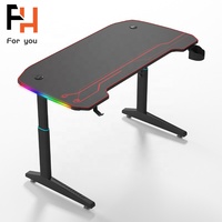 Nouvelle vente en gros table d'ordinateur de jeu d'angle table de jeu pc de style moderne