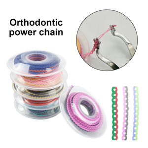 Chaîne <span class=keywords><strong>orthodontique</strong></span> élastique bicolore de 4,5 mètres pour appareils dentaires élastiques - Product Image 3