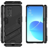 Étui de téléphone hybride robuste IPARTS EXPERT en PC et TPU avec béquille pour Oppo Reno6 Pro+ 5G/Pro 5G