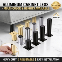 Pieds de meuble modernes, pieds de canapé, pieds de table d'appoint, supports épaissis, pieds de meuble de salle de bain, pieds de meuble TV, pieds de table colonne