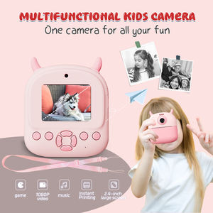 ของขวัญคริสต์มาสสำหรับเด็ก กล้องดิจิตอลคุณภาพสูง น่ารัก พิมพ์ภาพได้ทันที เซ็นเซอร์ภาพ CMOS ฟังก์ชั่นกรองภาพ หน้าจอ 1.44 นิ้ว แบตเตอรี่ 1200mAh - Product Image 2