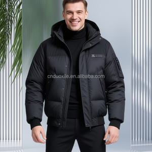 Vestes de motard personnalisées à fermeture éclair, vestes de <span class=keywords><strong>ski</strong></span> softshell, vestes bomber, vestes de baseball, vestes en duvet de canard, vestes à capuche pour l'extérieur - Product Image 2
